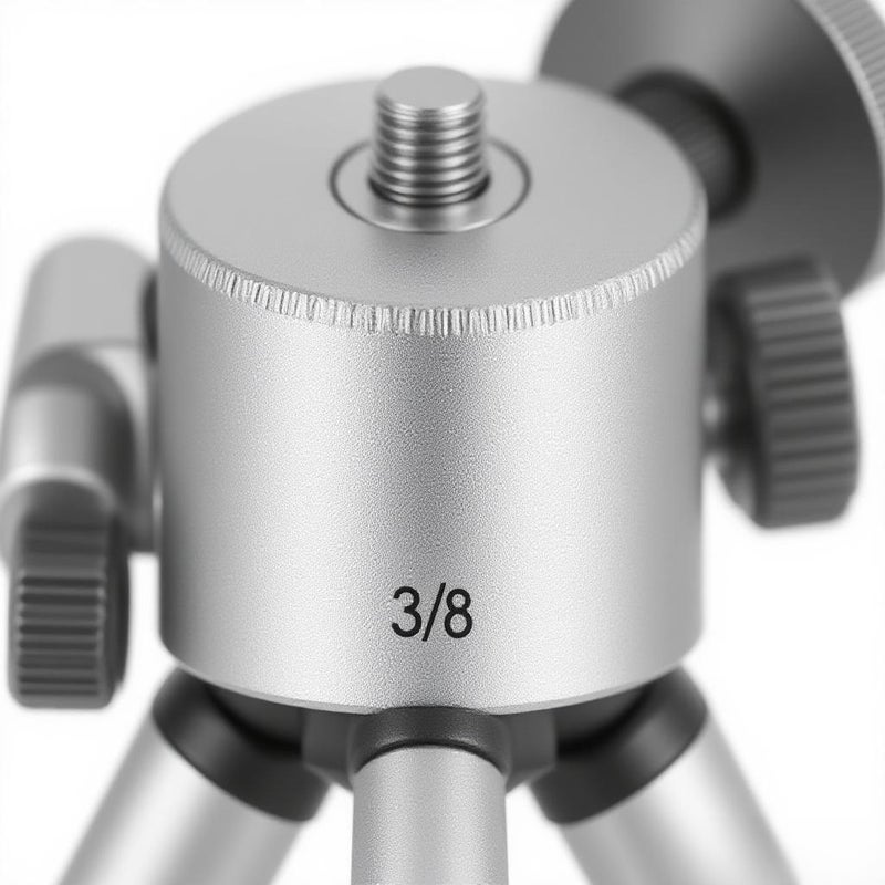 D-2 Mini Tripod Ball Head Aluminium Alloy Tripod Mount Ballhead with 1/4inch Srew 3/8inch Screw Hole 360° Rotating Panorama for Smartphones Cameras Max. Load 2kg - Image 4