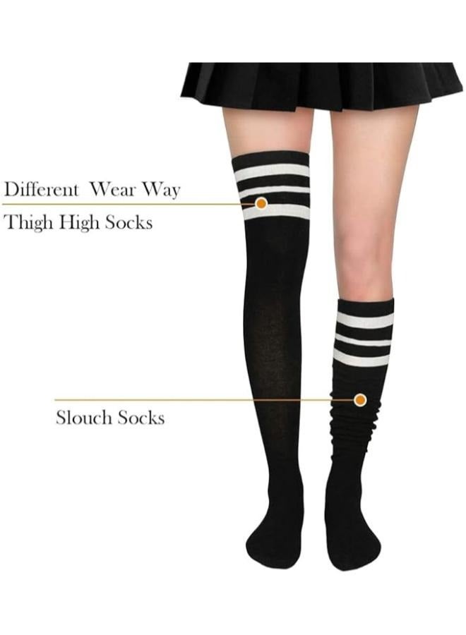 إيزي لايف جوارب نسائية طويلة الفخذ العليا من القطن فوق جوارب الركبة - Image 2
