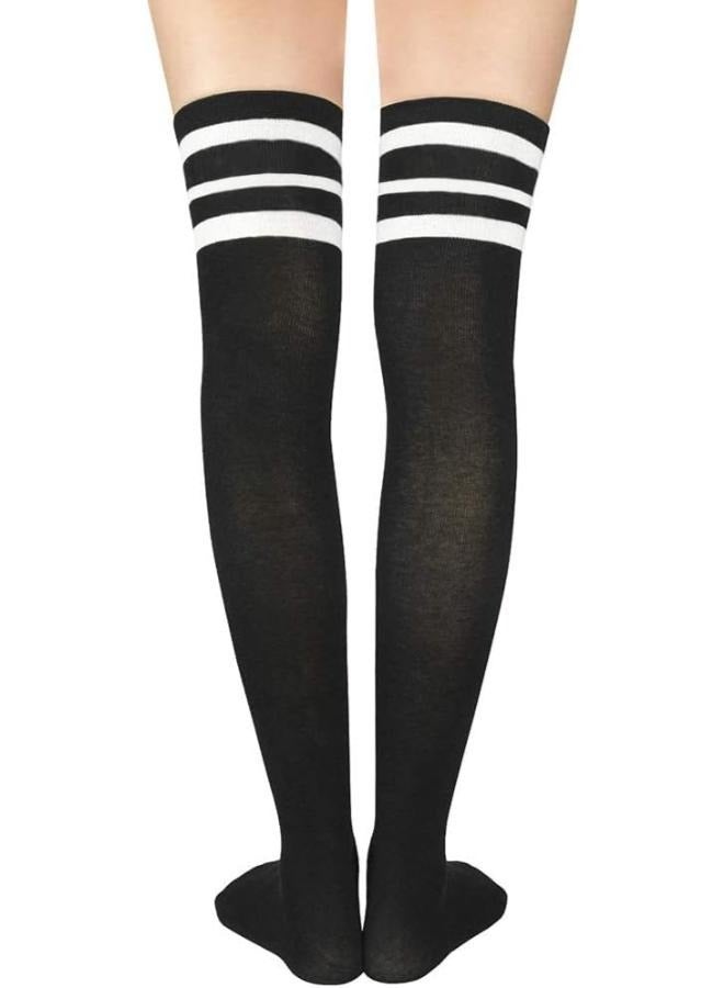 إيزي لايف جوارب نسائية طويلة الفخذ العليا من القطن فوق جوارب الركبة - Image 3