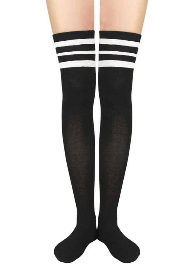 إيزي لايف جوارب نسائية طويلة الفخذ العليا من القطن فوق جوارب الركبة - Image 4