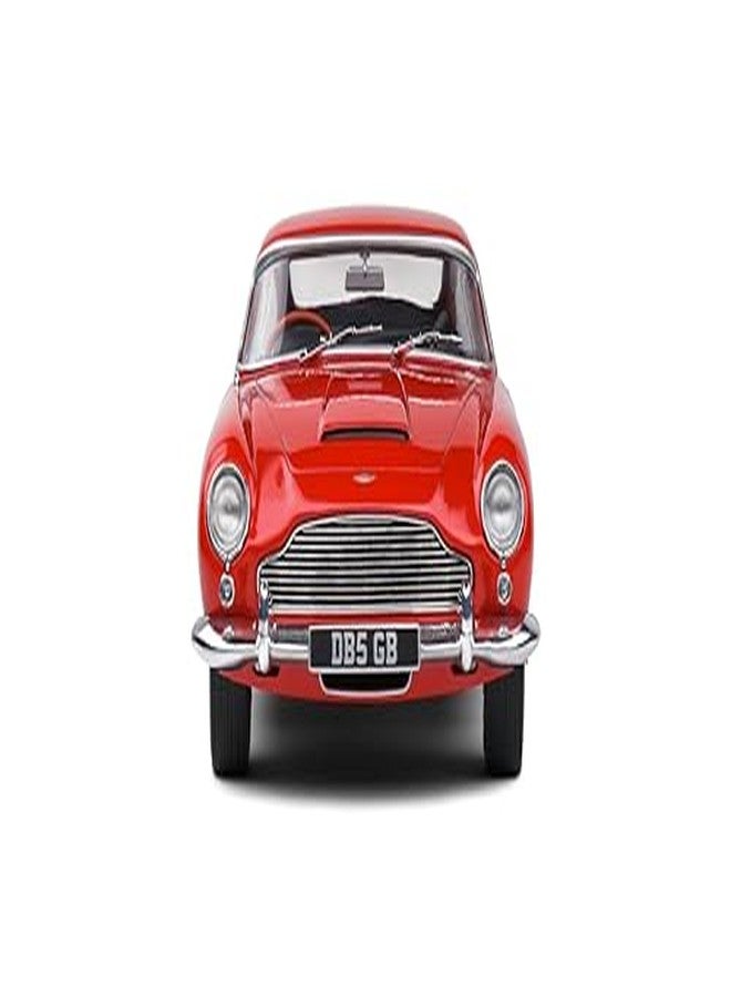 Solido 1:18 Scale Diecast - Aston Martin DB5 Metallic Red 1964 Model S1807103 - Image 3