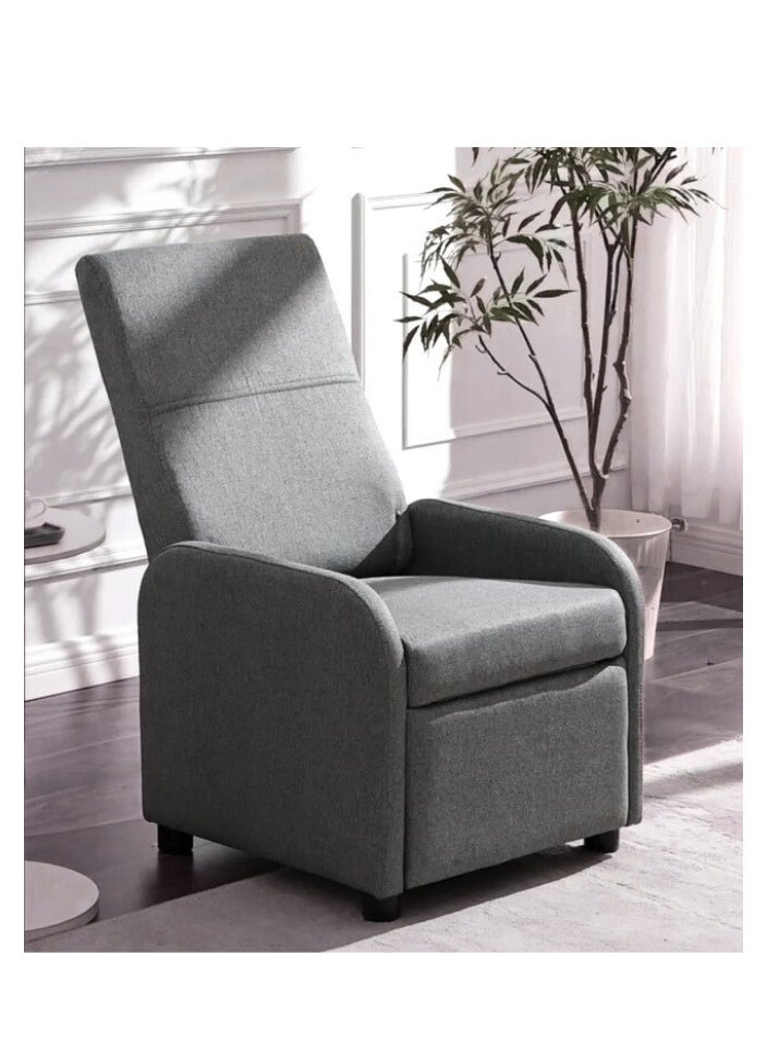 SMART HOME A comfortable, reclining recliner chair – a modern, compact design that fits in any space and offers practical performance. A comfortable, reclining home recliner with a reclining mechanism (80 x 60 x 98 cm)  - Image 1