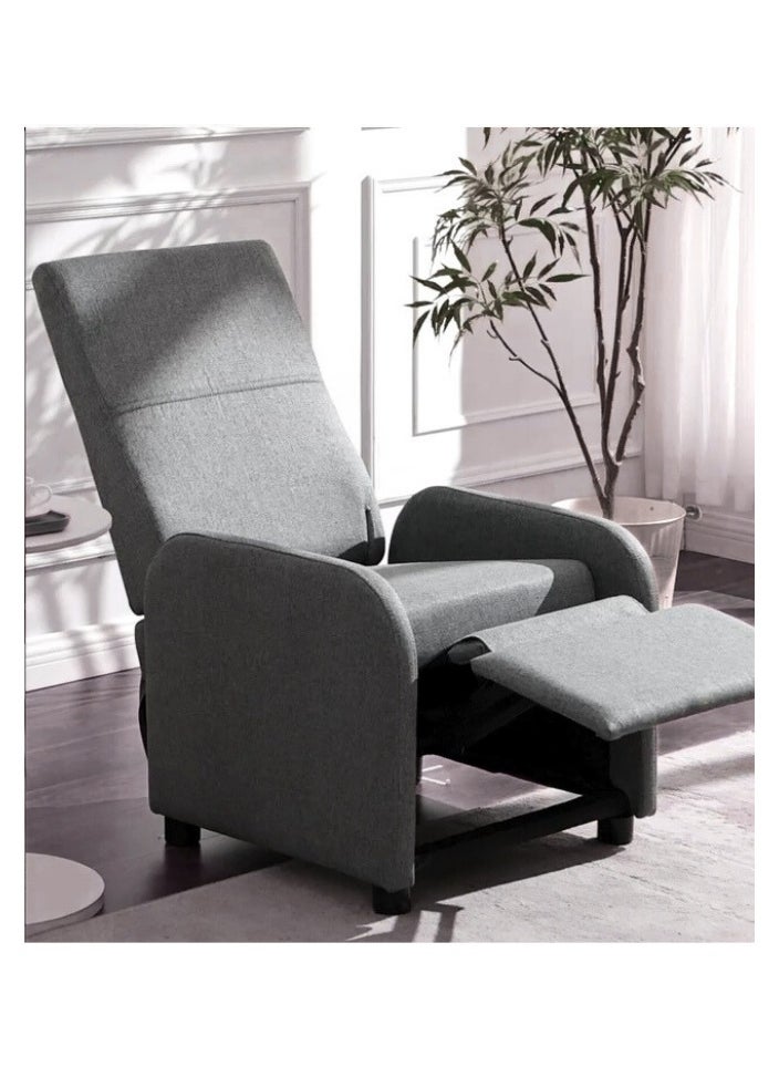 SMART HOME A comfortable, reclining recliner chair – a modern, compact design that fits in any space and offers practical performance. A comfortable, reclining home recliner with a reclining mechanism (80 x 60 x 98 cm)  - Image 2