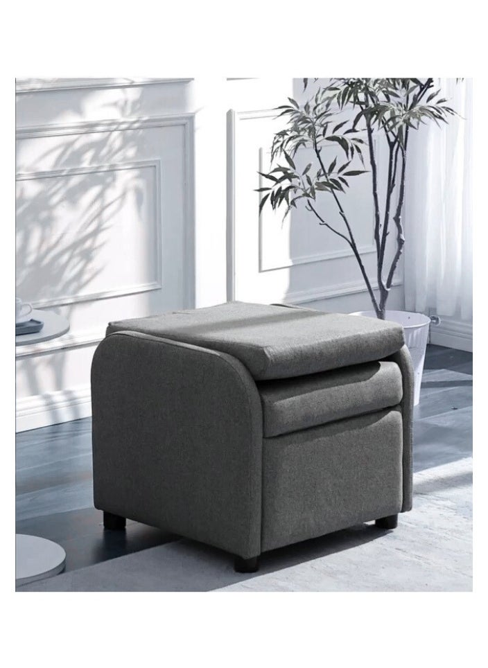 SMART HOME A comfortable, reclining recliner chair – a modern, compact design that fits in any space and offers practical performance. A comfortable, reclining home recliner with a reclining mechanism (80 x 60 x 98 cm)  - Image 3