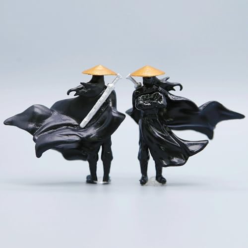 YOURKARTS.COM Plastic 3pcs Youxia Warrior Car Dashboard Decoration Set - Unique Knight-Errant Figurines, Elegant Car Accessories, Perfect for Desk & Home Decor - 2025 Trends - Image 3