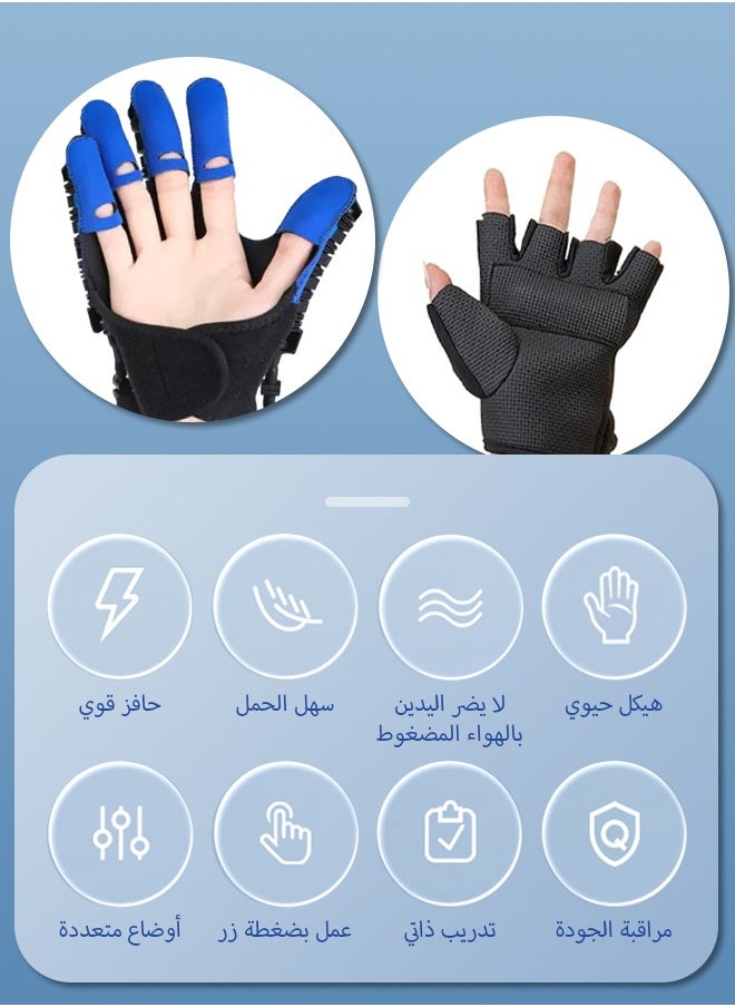 ماركة غير محددة قفازات روبوتية لإعادة التأهيل، جهاز استعادة السكتة الدماغية، جهاز تدريب المرضى المصابين بخلل في اليد، جهاز تقويم الأصابع للسكتة الدماغية، جهاز تقويم الأصابع لتخفيف تشنجات الأصابع على المدى الطويل  - Image 2