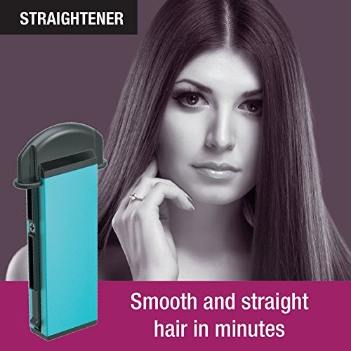 Havells 5-in-1 Multi Styling Kit - Straightener, Curler, Crimper, Conical Curler & Volume Brush | For Multiple Hair Styles | 2 Years Guarantee | Blue/Black | HC4045 - Image 2