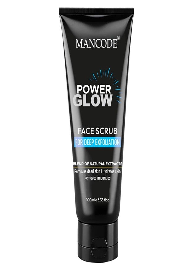 MAN CODE Mancode Power Glow Face Wash & Power Glow Scrub Combo for Men, Deep Cleanse & Exfoliate, Boosts Radiance & Reduces Blackheads, 100ml Each| Pack of 2 - Image 3