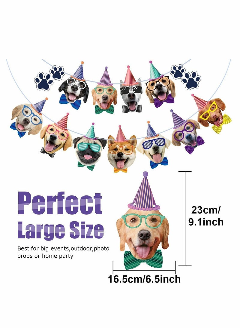 NIBEMINENT Dog Birthday Banner, Garland, Theme Party Bunting Decoration Baby Shower Supplies - Image 4