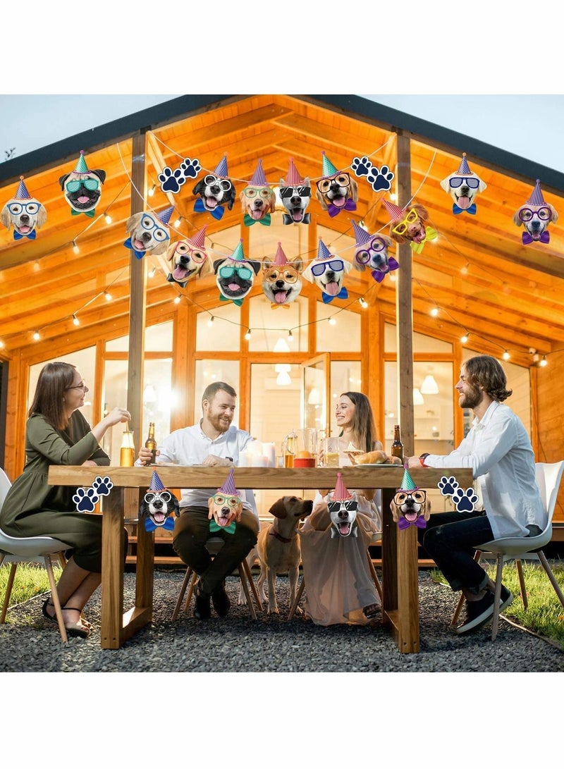 NIBEMINENT Dog Birthday Banner, Garland, Theme Party Bunting Decoration Baby Shower Supplies - Image 2