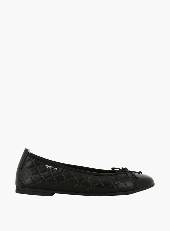 Pablosky Girls's Textured Slip-On Ballerinas  - Image 1