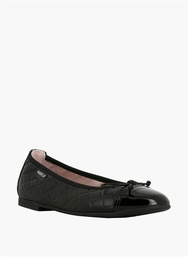 بابلوسكي Girls's Textured Slip-On Ballerinas