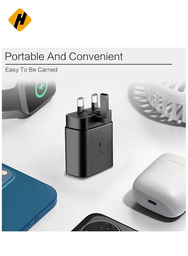 HuHa 45W Super Fast Charger for Samsung,Gcstnn USB C Plug for Galaxy S24 Ultra/S24+/S24/S23 Ultra/S23/S22/S21/S20/A54/A25/A15 5G/A15 - Image 4