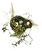 Generic Generic Artificial Moss Covered Twig Double Bird Nest with Fern and Vine Accents. Moss Green Color. with 4 Eggs , 2  - Image 2