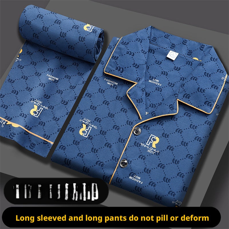 100% Cotton Men's Pajama Set - Oversized Fit - Image 2