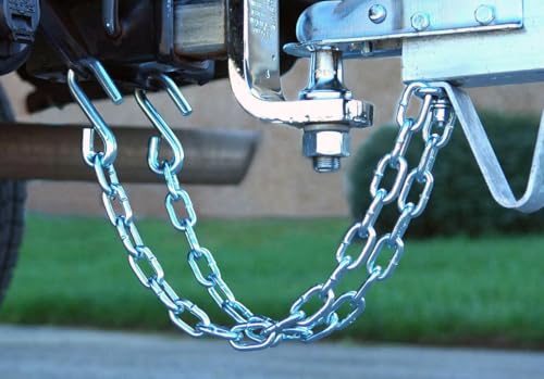 CE Smith - 16661A Class II Rating Safety Chain Set - S-Hook Chains for Boat Towing Safety - 3500 lbs - Image 3