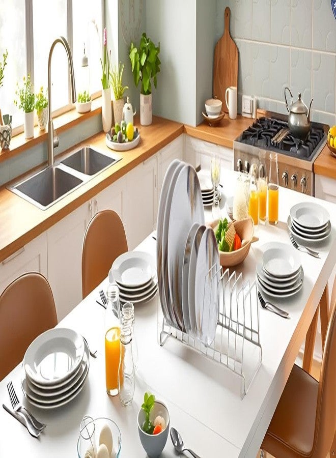 STANDIFY® Big Plate Stainless Steel Stand Heavy Duty, Rust-Proof Durable, Stable, for Indoor & Outdoor Home & Kitchen Use. - Image 2