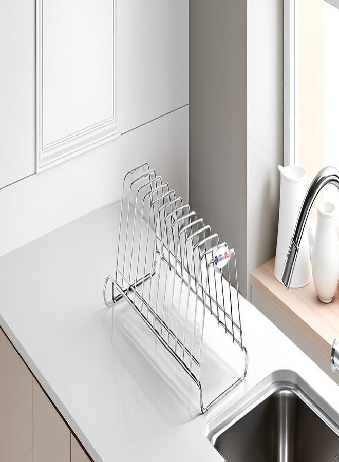 STANDIFY® Big Plate Stainless Steel Stand Heavy Duty, Rust-Proof Durable, Stable, for Indoor & Outdoor Home & Kitchen Use. - Image 4