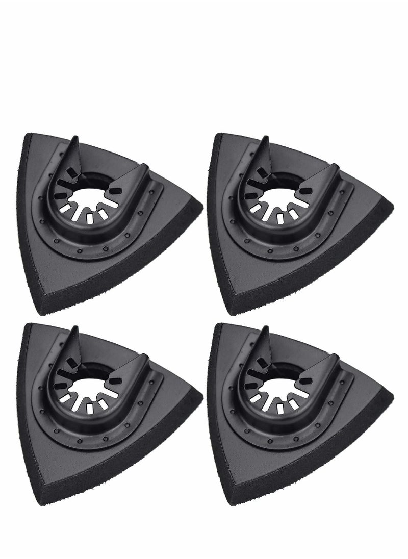 Y&D - 4Pcs Sanding Pads 80 mm for Attaching Pads, Multi-Tool Blades Oscillating Multi Tool Accessories Compatible with Worx Mikita Dewalt Power - Image 1