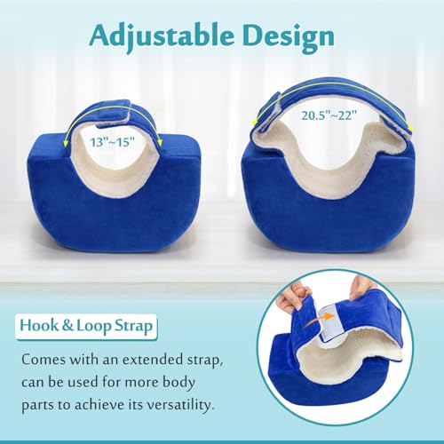 NEAUDE Foot Elevation Pillow Post Surgery Ankle Heel Protector for Pressure Sores Leg elevation Feet Pillow for Swelling Bed Sore Pressure Ulcer Cushion Ankle Support Foot Cradle Surgery Recovery Supplies - Image 2