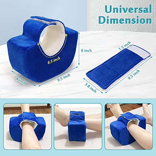 NEAUDE Foot Elevation Pillow Post Surgery Ankle Heel Protector for Pressure Sores Leg elevation Feet Pillow for Swelling Bed Sore Pressure Ulcer Cushion Ankle Support Foot Cradle Surgery Recovery Supplies - Image 5