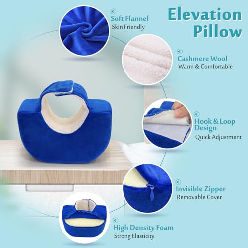 NEAUDE Foot Elevation Pillow Post Surgery Ankle Heel Protector for Pressure Sores Leg elevation Feet Pillow for Swelling Bed Sore Pressure Ulcer Cushion Ankle Support Foot Cradle Surgery Recovery Supplies - Image 3