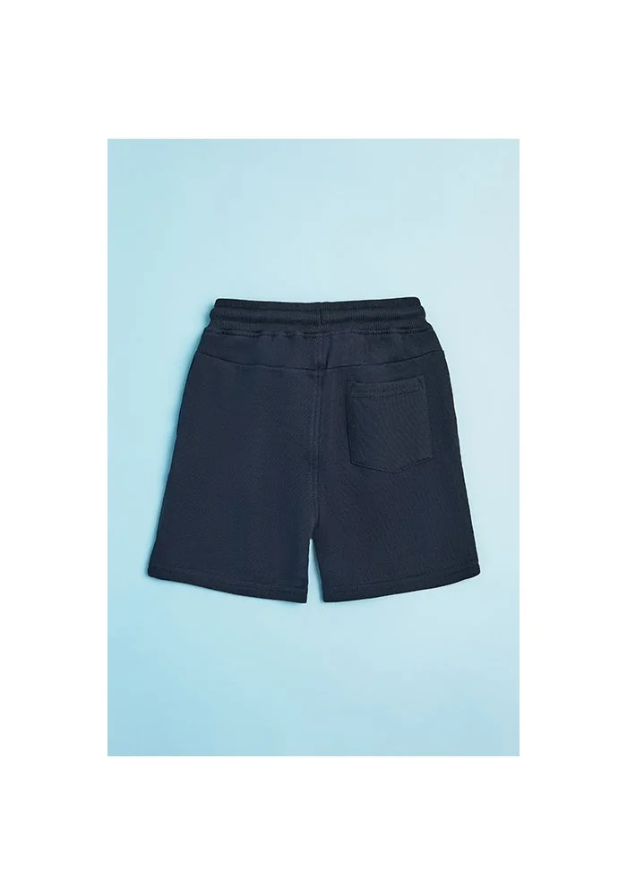 R&b Appliqued Shorts with Drawstring Waist
