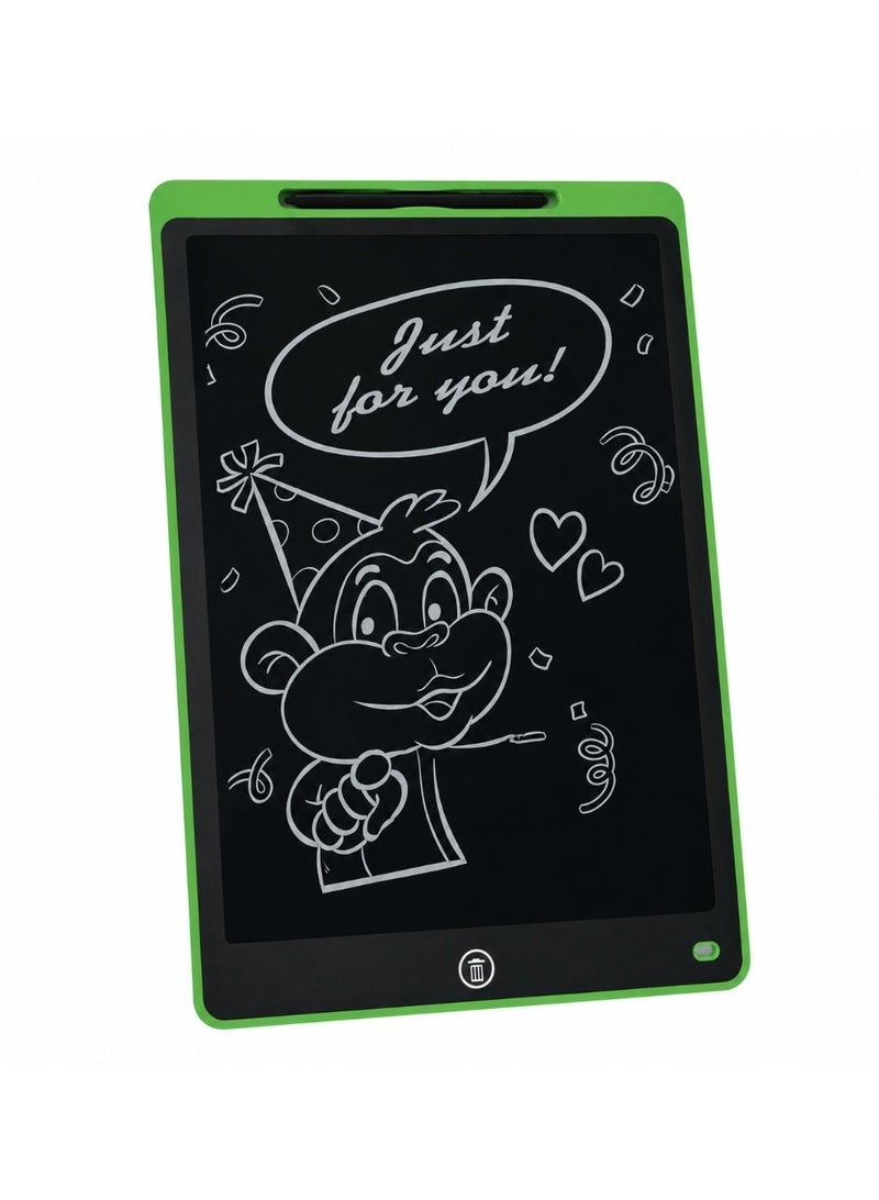 تابلت تيك فن للكتابة والرسم للأطفال، لوح رسم ملون LCD مع قلم، لعبة لوح خربشة تعليمي - وردي - Image 5