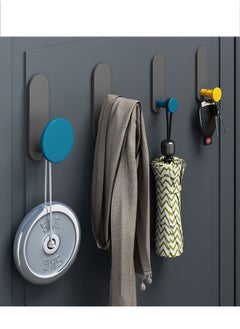 Generic 4- Piece Self Adhesive Hook, Wall Mounted Towel Rack, Door Back Sticky Hook, Strong Adhesive Hook, Multipurpose Hanger For Towel Clothes Coat Key.  - Image 3