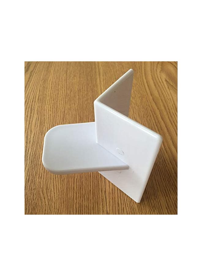 Raxoom DIY Cake Edge Fondant Scraper Smoother Dessert Pastry Decorating Mold Cream Spatula Baking Tools (Spatula+White T Shape+ White U Type + White V Type) - Image 2