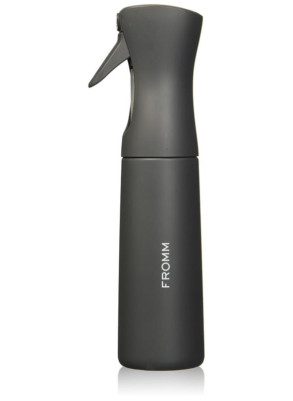 Fromm Studio Experience Continous Mist Spray Bottle for Hairstyling Curly Hair Face Plants Cleaning 10 Ounces  300 mL Black 