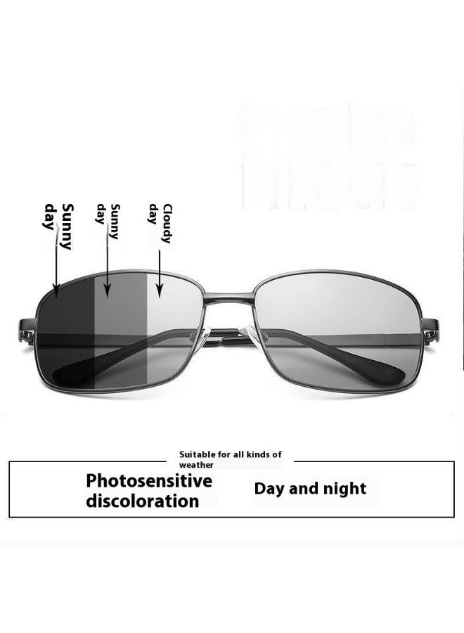 Healife Photochromic Smart Sunglasses for Day and Night Use – UV400 Protection, Auto-Tint Lens, Anti-Glare Driving Glasses for Men, Lightweight Frame with Adjustable Nose Pads for All Weather  - Image 2