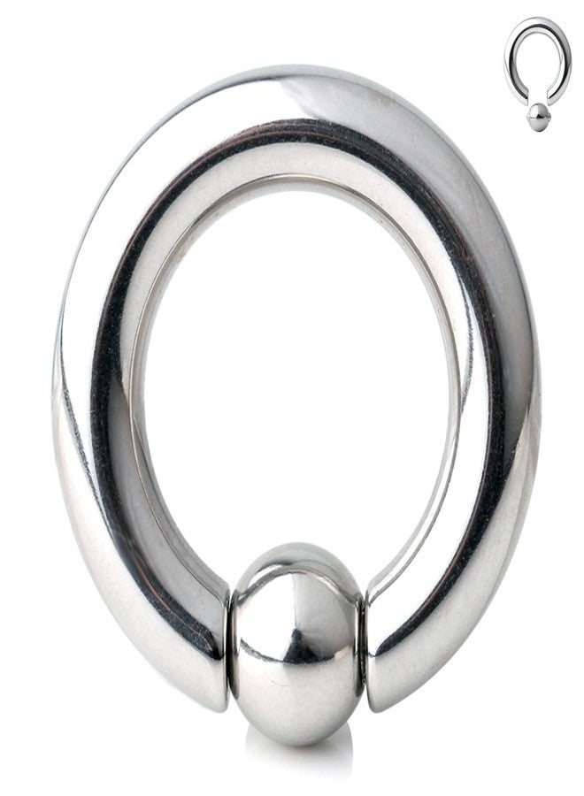 Ruifan 316L Surgical Steel Spring Action Captive Bead Ring CBR 4G 1/2 Inch - Image 2