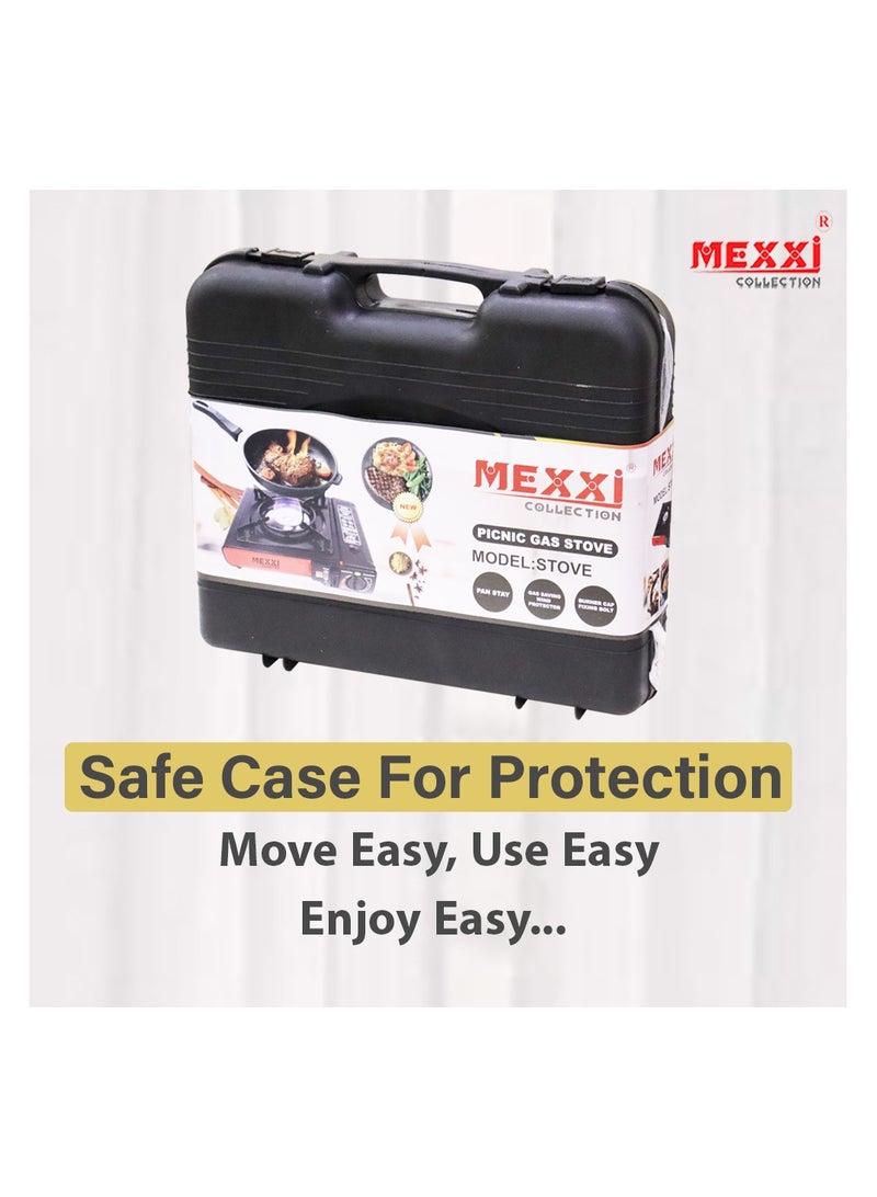 MEXXI Camping & Hiking Portable Picnic Gas Stove - Lightweight Outdoor Cooking Gear For Backpacking, Camping, And Picnics - Image 2