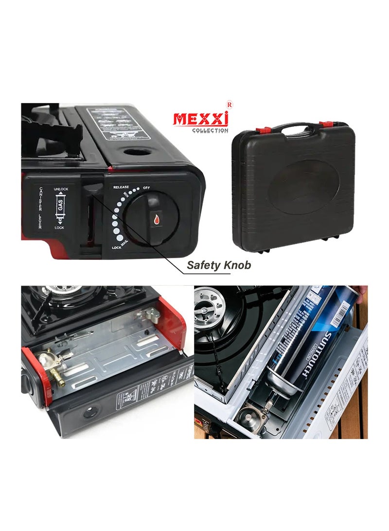 MEXXI Camping & Hiking Portable Picnic Gas Stove - Lightweight Outdoor Cooking Gear For Backpacking, Camping, And Picnics - Image 3