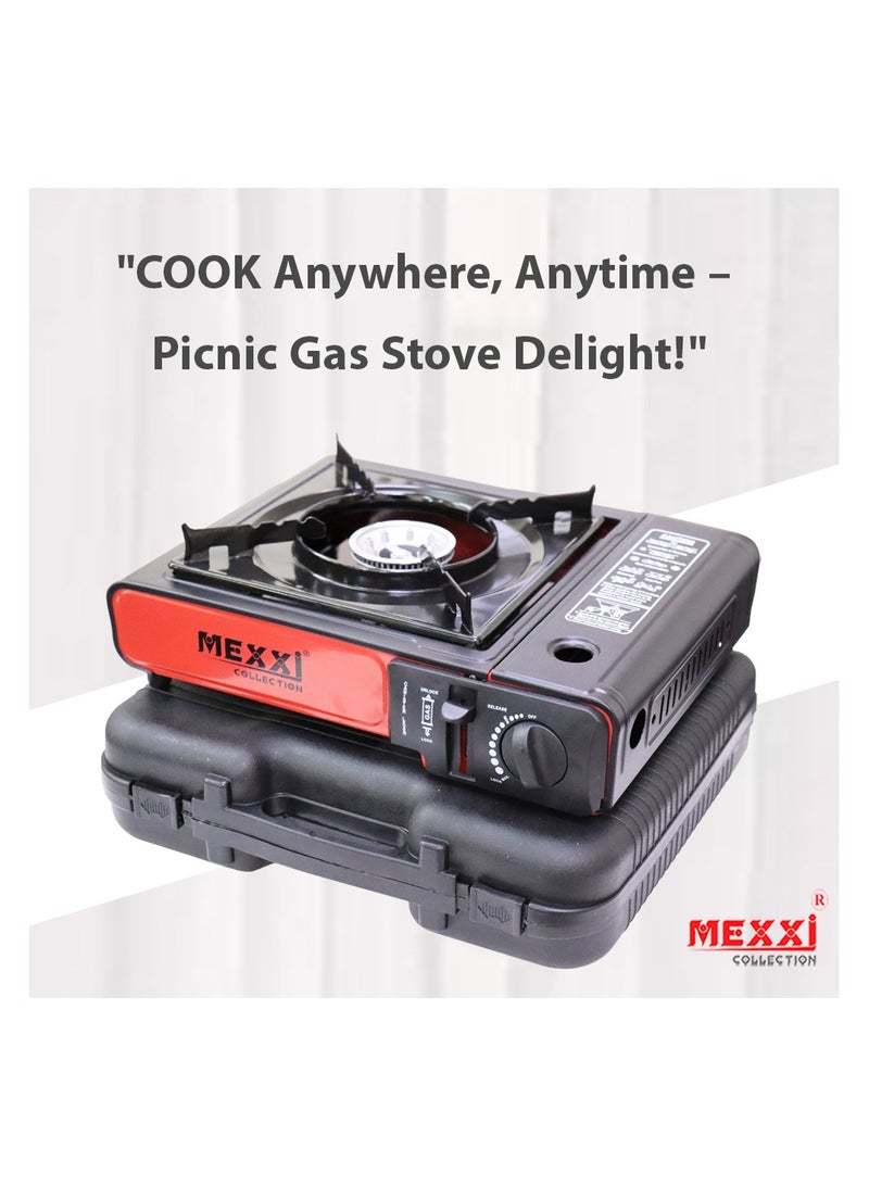 MEXXI Camping & Hiking Portable Picnic Gas Stove - Lightweight Outdoor Cooking Gear For Backpacking, Camping, And Picnics - Image 4