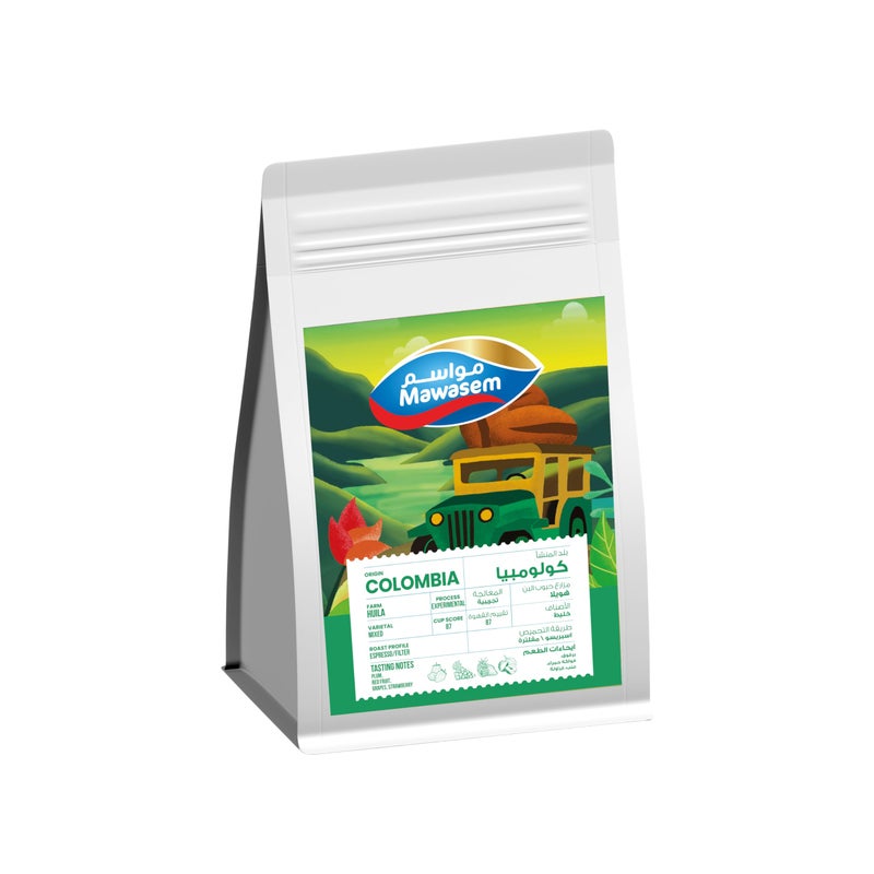 Mawasem Specialty Coffee Grind V60 - Colombia Huila (250g) - Image 1