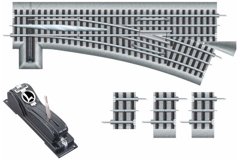 Lionel FasTrack Electric O Gauge, O60 Remote/Command Switch, Right Hand - Image 3