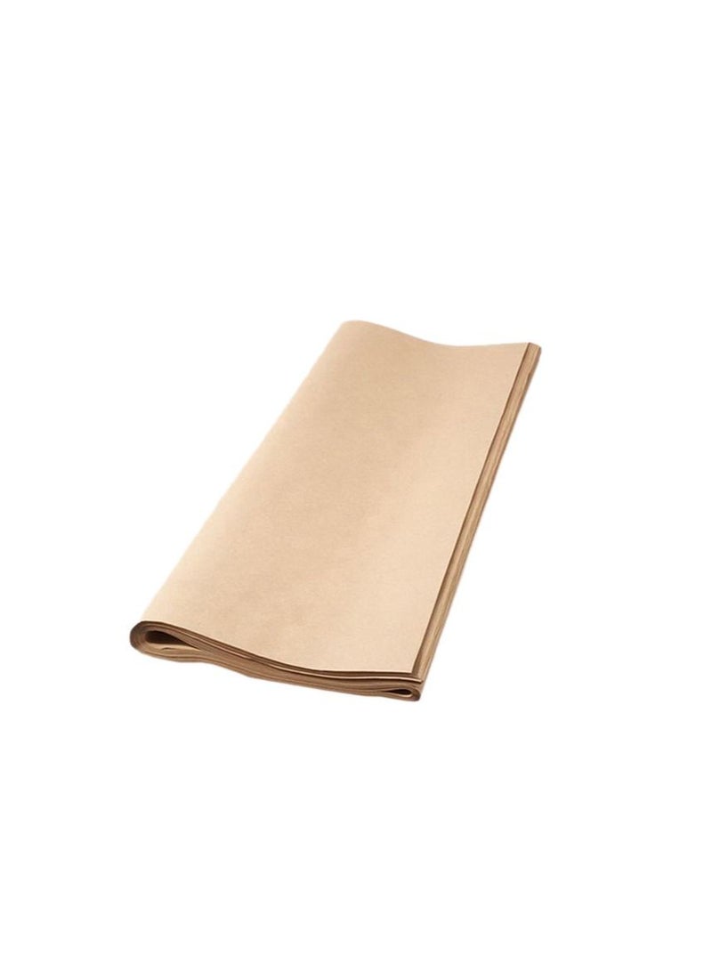 50 ورقة كرافت هدايا وتغليف بني سادة - Image 2