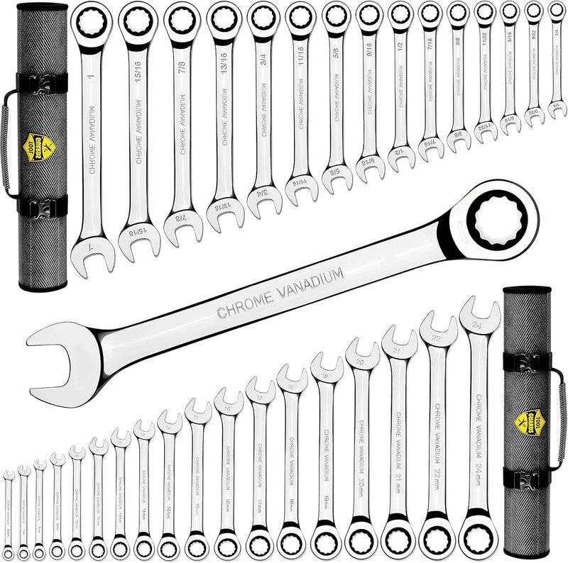 TOOLGUARDS 19mm Wrench - Ratcheting Wrench - Slim Profile - Ratchet Wrench - 100% Lifetime Satisfaction Guarantee - Image 1