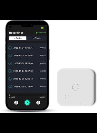 32GB Smart Voice Recorder, Voice Activated Recorder with App,microfono espia Phone Recording Device, Bone Conduction Sensing Recording,Wireless Data Transmission for Meeting Lectures Interview (White) - pzsku/Z45E92571D888466EDD19Z/45/_/1719612380/b79bc06f-2862-43ac-b22f-bf4596cbc2f1