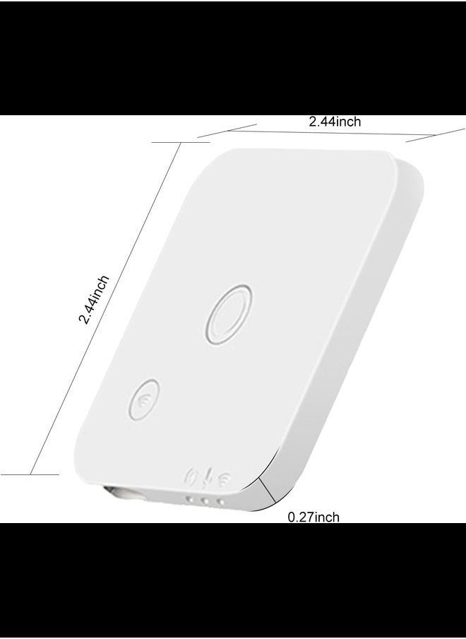 Generic - 32GB Smart Voice Recorder, Voice Activated Recorder with App,microfono espia Phone Recording Device, Bone Conduction Sensing Recording,Wireless Data Transmission for Meeting Lectures Interview (White) - Image 1