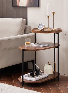 Sharpdo Modern Living Room Side Table With Sturdy Metal Legs Side Table, Suitable for Living Room, Bedroom Sofa Side Table, Easy to Assemble  - Image 1
