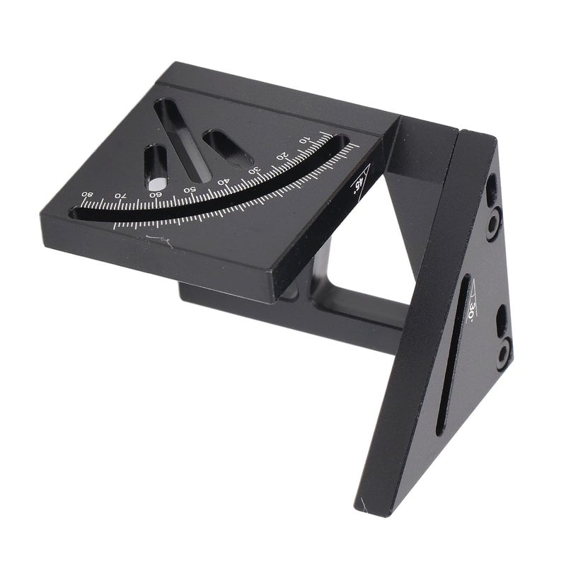 3D Woodworking, Aluminum Alloy Multi Angle Measuring Ruler, 45 90 Degree Carpenter Protractor, Detachable T Shape Ruler for Woodworking, Includes Wrench for Adjustment - Image 2
