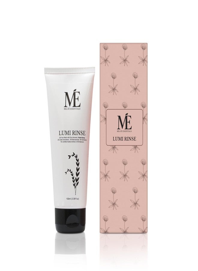 Miloe Miloé Lumi Rinse Face Wash | Sulfate-Free Brightening Cleanser with Rice Ferment, Green Tea & Niacinamide | Gentle Daily Cleanser for Glowing, Even-Toned Skin | Korean skin Care Product | 100ml - Image 1