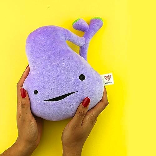 I Heart Guts Gallbladder Plush Toy - 8" Organ Stuffed Animal - Gallbladder Removal Surgery Recovery Gifts, Gallstone Get Well Gift, Funny Post-Op Must-Have - Image 2