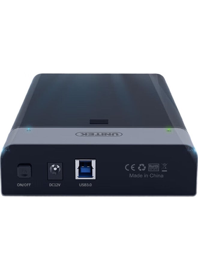 Superior Youyuezhe External Hard Drive Enclosure, 3.5-Inch Sata To Usb 3.0 High-Speed, For Laptops And Desktop Computers, Compatible With Mechanical/Ssd Hard Drives, Y-1094 - Image 1
