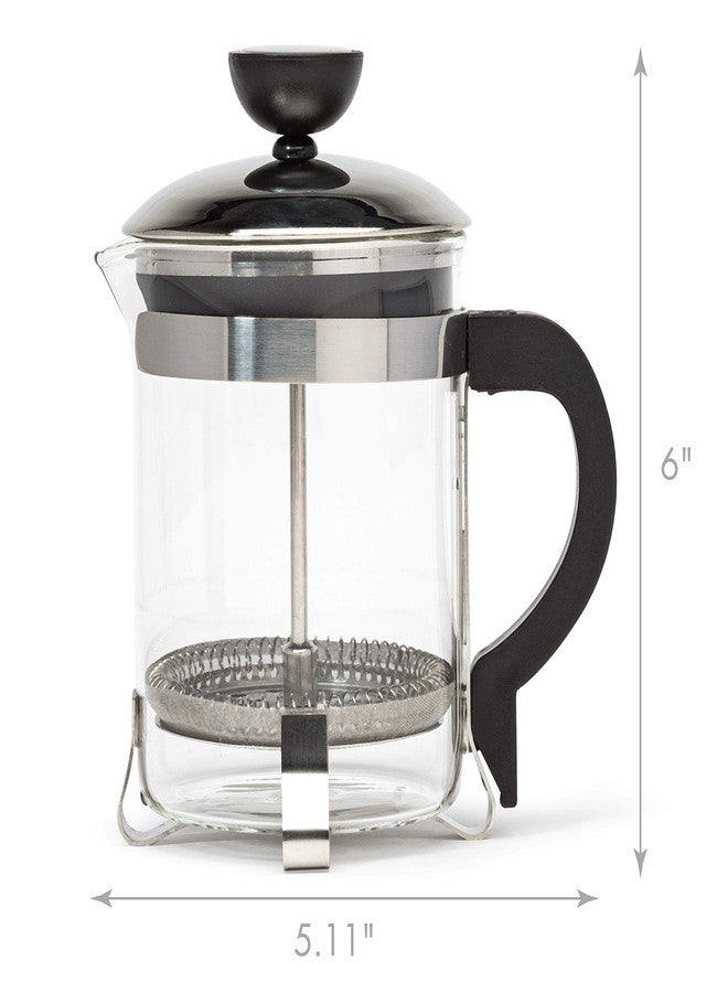 Primula 4 Cup Classic Coffee Press, Chrome - 0.45 Liters - Image 2