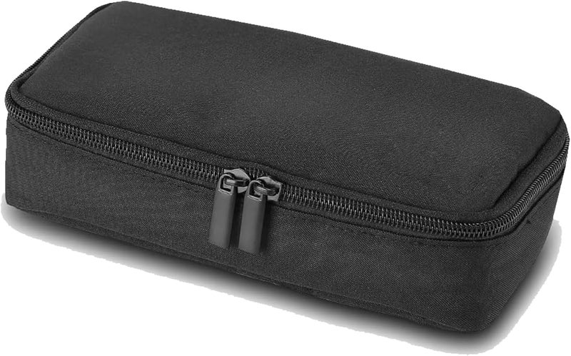 Sulfar Pencil Bag Pen Case, Students Stationery Pouch Pencil Holder Desk Organizer with Double Zipper, Portable Pencil Pouch for School Office Supplies (Black) - Image 1
