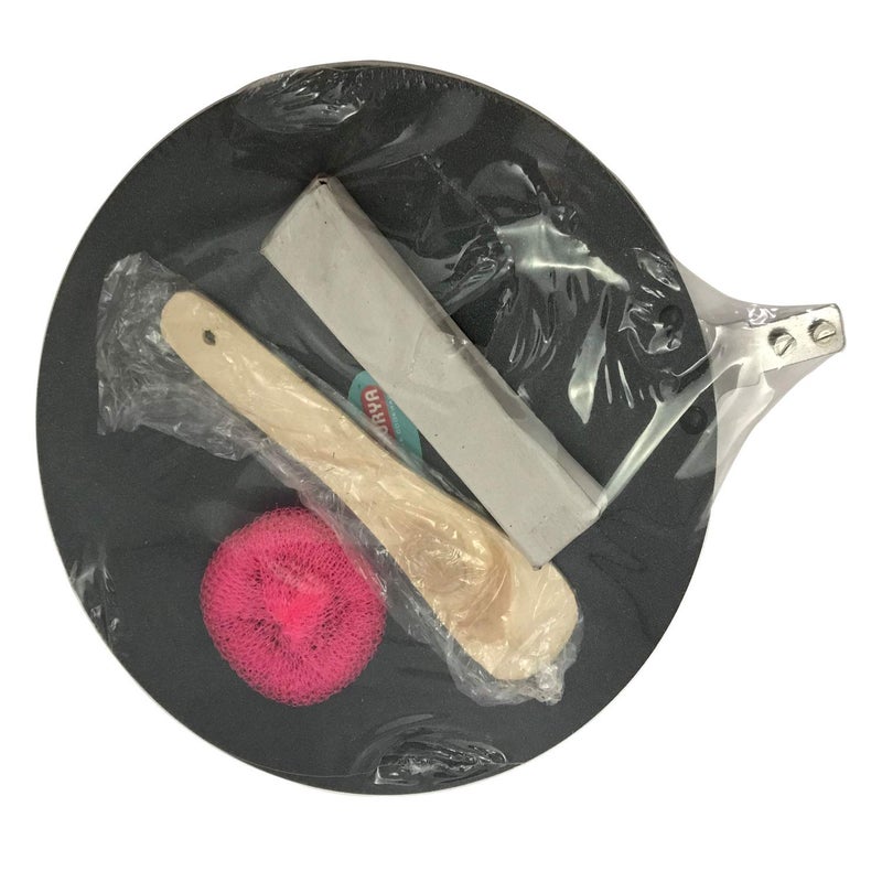 YADNESH Aluminum Tawa Pan, Non-Stick Coating, 10 Inch, Indian Style - Image 2
